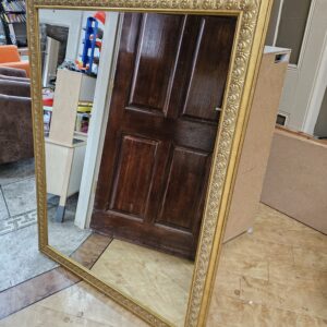 large framed mirror